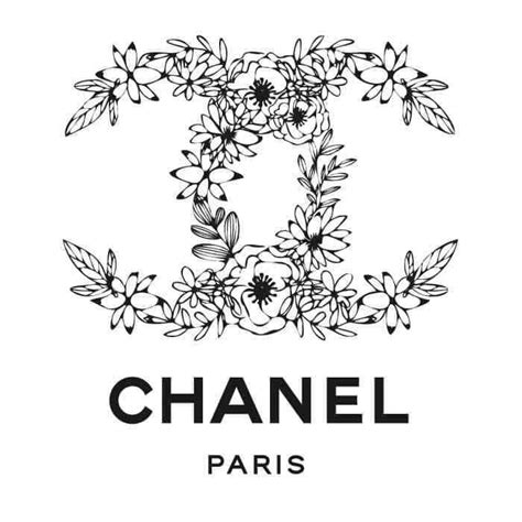 chanel logo flowers gif|chanel logo sign.